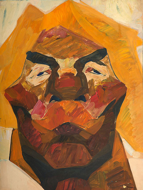 Valery Geghamyan #111 Head of Red-Haired Man with Mustache (fragment of the picture)