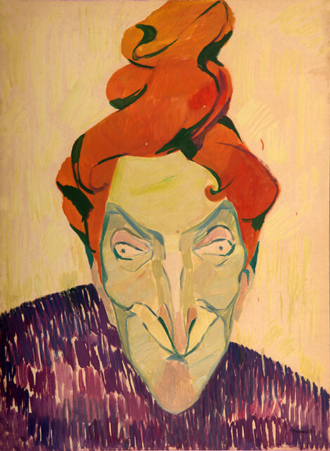 Photo of Valery Geghamyan`s painting #108 «Red-Headed Lady»