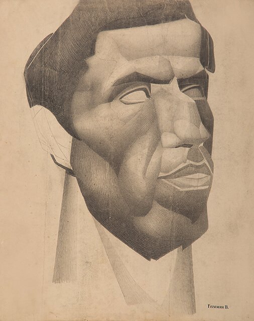 Drawing of Valery Geghamyan #271 «Portrait of a Young Caucasian» photo
