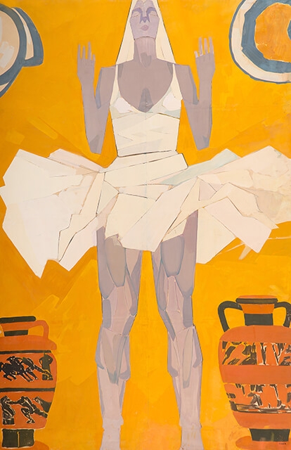 Photo of Valery Geghamyan`s painting #013 «Ballerina with Two Vases»