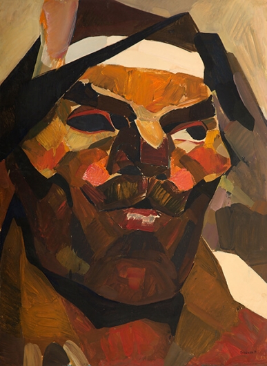 Photo of Valery Geghamyan`s painting #117 «Head of One-Eyed»