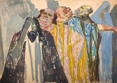 Photo of Valery Geghamyan`s painting #082 «Mocking of Prophet»